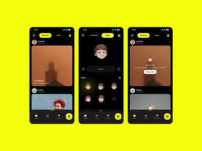 Tokkle - Social Media App app design figmadesign mobile social ui