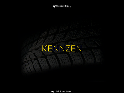 KENNZEN - Rubber Company - Logo Design 2d logo b2b design design company design firm figma illustrator industry logo logo desing rubber rubber company rubber firm rubber products typo typography logo typre typres