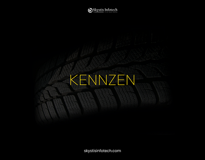KENNZEN - Rubber Company - Logo Design 2d logo b2b design design company design firm figma illustrator industry logo logo desing rubber rubber company rubber firm rubber products typo typography logo typre typres