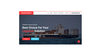 Topway Express branding graphics design mobile app ux web design website