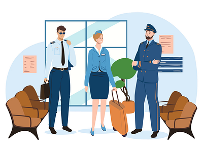 Airport 2d airportadventure airportlife airtravel animation arrivalgate boardingpass departuretime flat flightjourney illustration man motion skyhighexcitement terminalvibes travelhub woman