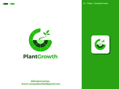 Growth Logo | Logo Design best logo brand identity branding growth logo icon logo logo logo design modern logo plant logo tree logo