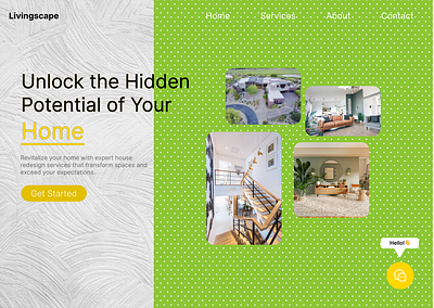 Real Estate Website(Livingscape)🏠 clean dailyui design minimal ui ux web web design website