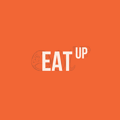 Eat Up Logo Design branding design graphic design illustration logo typography