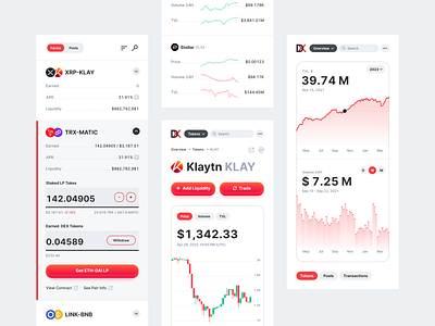 Crypto Decentralized Exchange #2 app charts crypto cryptocurrency dashboard dex fintech graph swap uxui