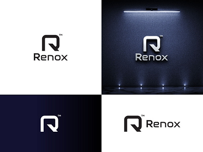 Renox Logo.., creative logo graphic design letter logo logo design tutorial minimalist logo modern logo monogram logo monogram logo pixellab r letter logo