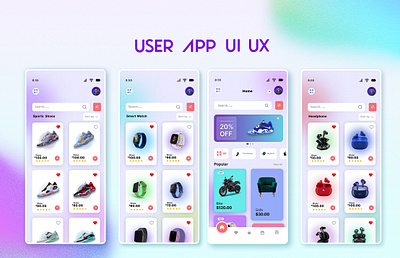 User app UI UX by me 3d animation branding graphic design motion graphics ui ui ux ux