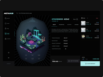 Metaverse Marketplace Checkout