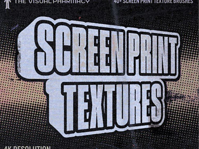 40+ SCREEN PRINT TEXTURE BRUSHES branding brushes design download elements free free download graphic design texture textures
