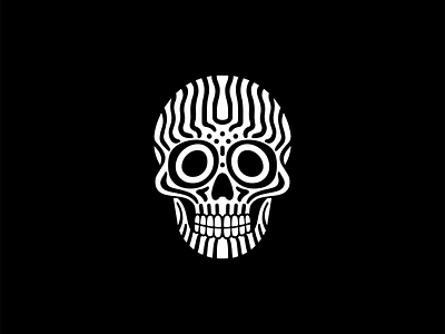 Skull Logo abstract branding character dead death design emblem fashion geometric horror icon illustration lines logo mark mascot rock skull sports vector