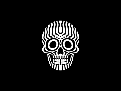 Skull Logo abstract branding character dead death design emblem fashion geometric horror icon illustration lines logo mark mascot rock skull sports vector