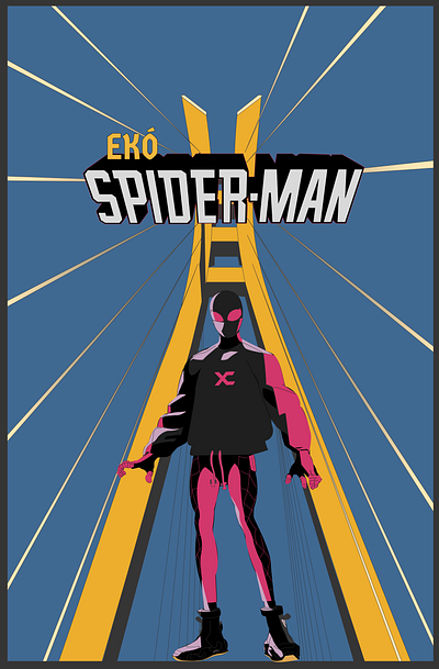 EKÓ SPIDERMAN 3d animation branding design graphic design illustration