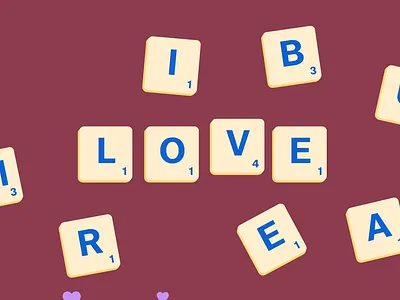 Love ♥️ amour heart liebe love scrabble valentines