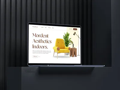 Furniture Website Design | Landing Page UI chair decor e commerce flamekast furniture furniture website homepage ikea interior landing landing page landingpage living room minimal online store responsive shop shopping sofa webdesign