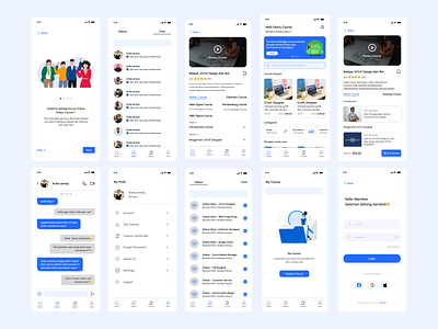 Learning Courses Platform - Mobile App course figma learning courses mobile app mobile app course mobile course application ui ui design ui ux design