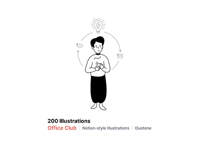 On the Phone | Office Club - Overflow Design app illustration figma free freebie illustration officeclub sketch svg ui illustration vector web illustration