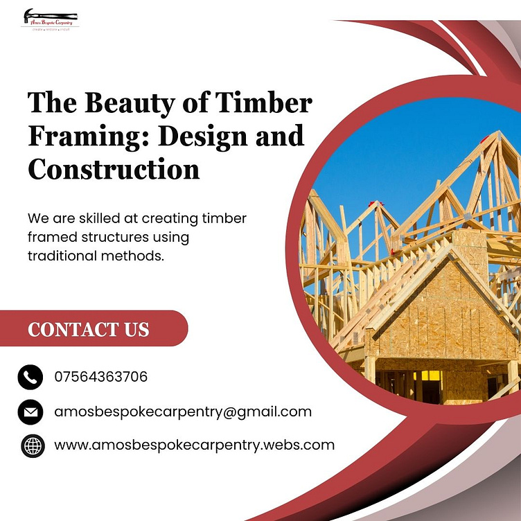 The Beauty of Timber Framing Design and Construction by Amos Bespoke Carpentry on Dribbble