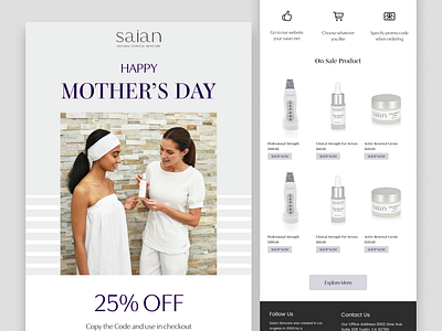 Mother's Day Email Template css email design email designer email newsletter email signature email template figma html html email template mjml mothers day mothers day email mothers day email template newsletter rizwan ux