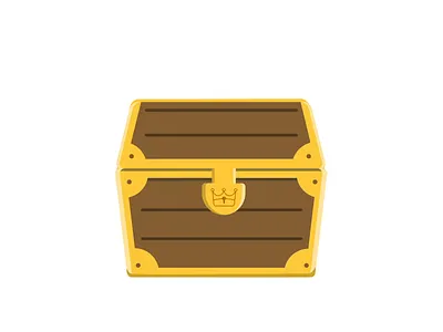 Treasure Chest 👑 - Lottie Animation crown king pillow queen royal sparkles treasure treasure chest