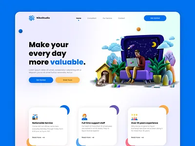 Website Design : landing page : Home page design graphic design landing page design landing page ui ux ui ui ux ux web design web ui website website design