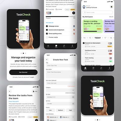 A task management app app appdesign dashboard design logo minimal productivity task ui uidesign webdesign