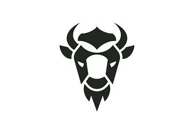 Bison Logo for SALE bison buy clothing design designer designing for sale logo logoground manly masculine new outdoor premade purchase ready made solid tough