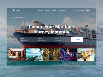 Cargo Shipping Landing Page animation branding cargo delivery design encodedots getmoving graphic design illustration journey logistic logo mobilitymatters motion graphics ridesmart shipping transportation transportux traveltech ui