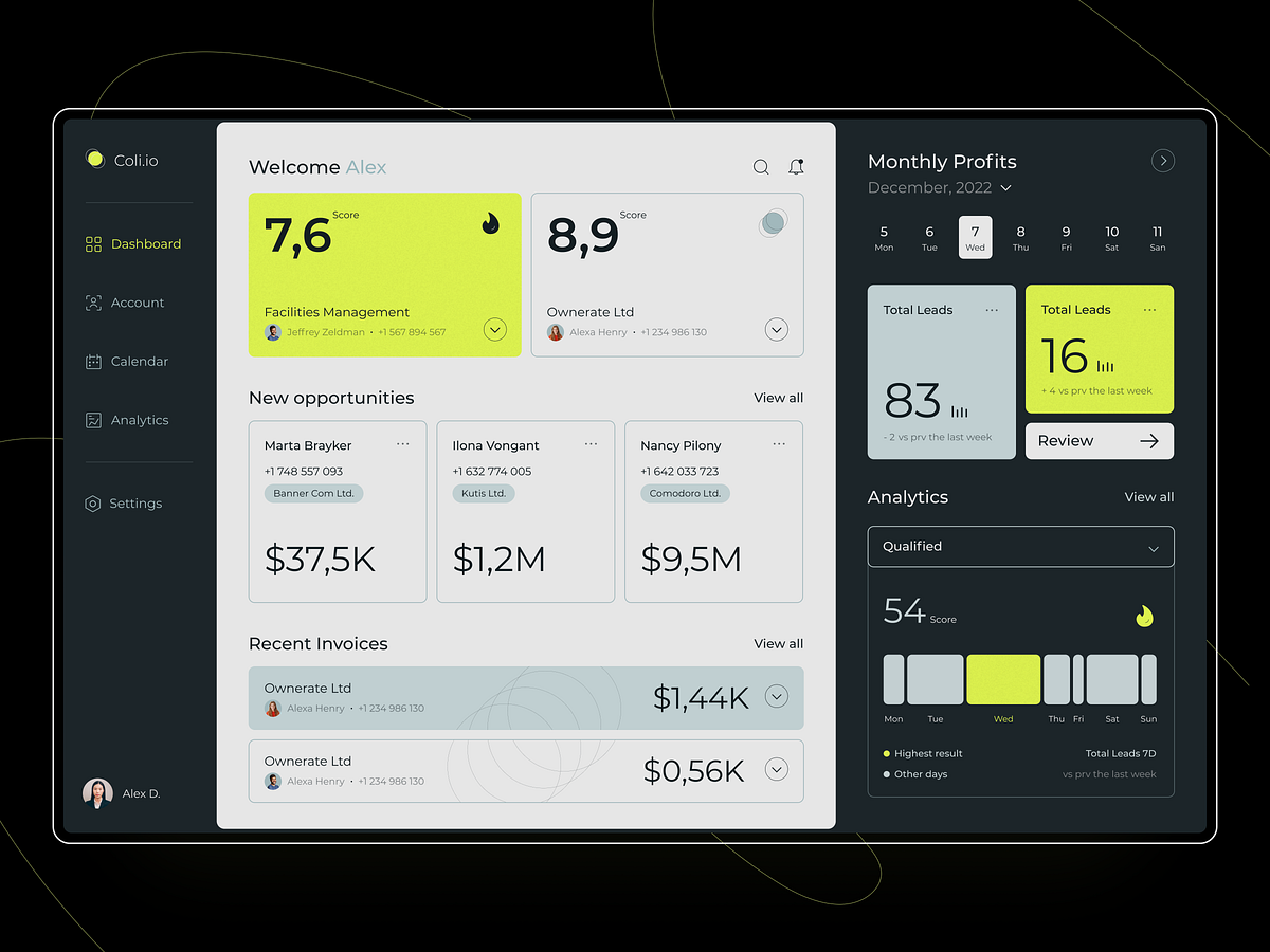 Browse thousands of Crm images for design inspiration | Dribbble
