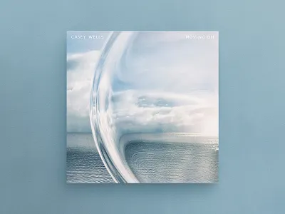 Moving On — Album Cover album artwork album cover ep hermtheyounger illustration lp single cover sunrise over water