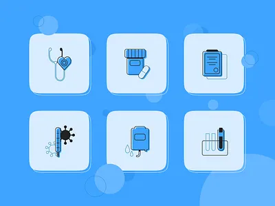 Medical illustration set adobe illustrator art artist clinic design digital digital art gotoinc graphic design healthcare illustration illustration art medical ui