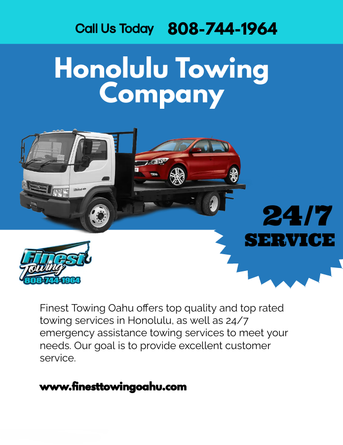 Honolulu Towing Company by Finest Towing Oahu on Dribbble