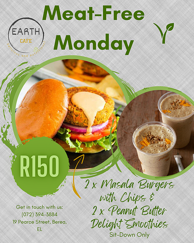 Earth Cafe Promo Day branding design graphic design logo typography