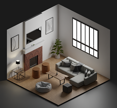 Living room Design 3d 3d design 3d object blender graphic design house design room design