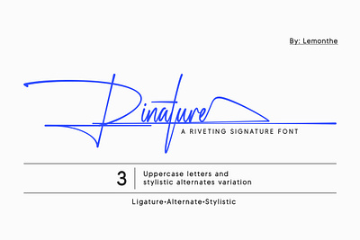 Rinature Font branding calligraphy design fonts graphic design illustration logo logotype sign signature typeface typography ui