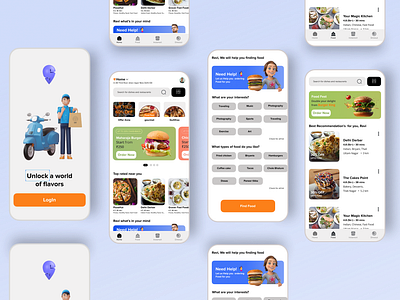 Swiggy: Redesign for Mood-Based Orders 3d animation app branding delivery design food food delivery graphic design illustration landingpage swiggy ui uidesign