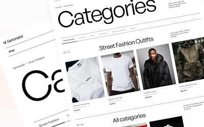 Sartorialist - Fashion E-commerce Concept branding business clean concept creative design ecommerce fashion figma design graphic design ui webflow