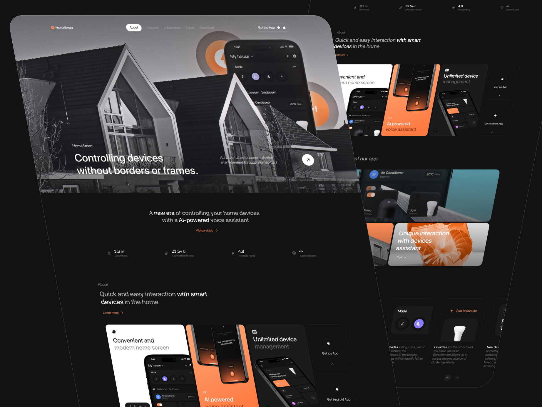 AI powered Smart Home website by Awsmd on Dribbble