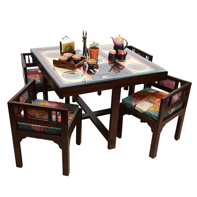 Shop with Confidence: Buy Teak Wood Dining Table Set Online teak wood dining table set