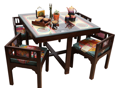 Shop with Confidence: Buy Teak Wood Dining Table Set Online teak wood dining table set