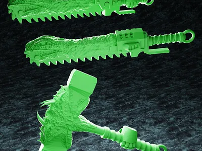 Salamanders Melee Weapons #1 warhammer
