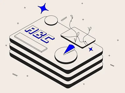 Illustration for presentation website 3 b2b b2c blog business illustration design flat illustration minimal saas tech vector web