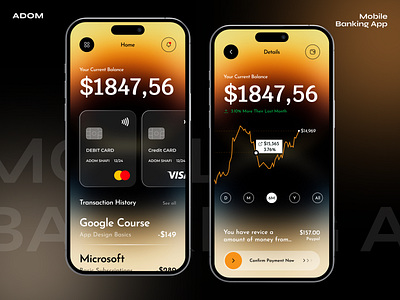 Mobile Banking App app app design app ui bank app banking banking app design finance app mobile banking app ui ux wallet app