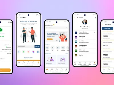 Consogal : A Legal Compliance app appdesign appui brand compliance consogal design inspiration legal template ui uiux