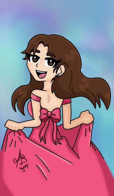 Tori Vega; Prom art artist character design digitalartist drawing femalecharacter illustration prom tori vega torivega victorious