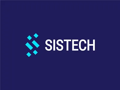 Sistech Modern Tech Logo abstract adobe illustrator app brand identity branding colorful logo creative logo design flat logo graphic design icon illustration logo logo design logo designer modern tech logo s letter tech logo technology vector