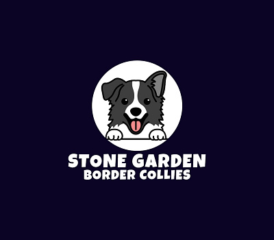 Logo Design For Stone Garden Border Collies
