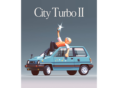 City Turbo II 3d animation c4d car cars cinema4d cityturbo design honda illustration octane