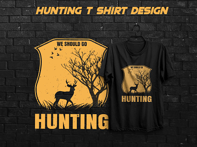 Hunting T-shirt Design custom t shirt graphic design hunting hunting t shirt design t shirt design
