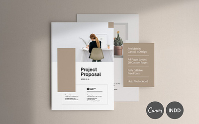 Project Proposal 2023-24 annual branding illustration