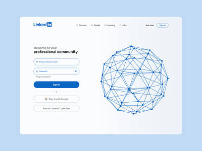 LinkedIn Redesign design linkedin linkedin redesign minimalism redesign ui ui design ui ux ux web design website